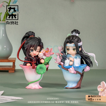 九木杂物社 MG SHOP 《魔道祖师》动画瓷韵花语Q版手办盲盒 (多色)