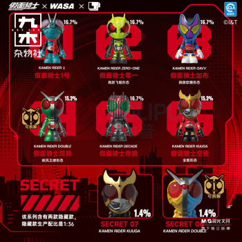 九木杂物社 MG SHOP 假面骑士×WASA Kamen Rider206 WASA龙联名系列 (多色)