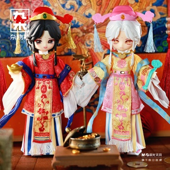 九木杂物社 MG SHOP 玩乐寻潮 NAGI兽仔踏风吟系列BJD盲盒 12分 (多色)