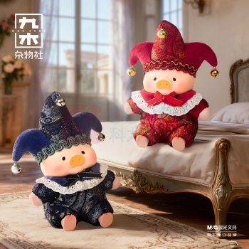 九木杂物社 MG SHOP 罐头猪LuLu -「缘份天使」系列胶脸毛绒挂件盲盒 (多色)