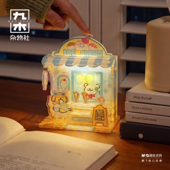 九木杂物社 MG SHOP TOi图益-线条小狗-次元盒子系列-小狗市集-盲盒拼图 (多色)