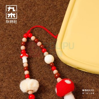 九木杂物社 MG SHOP 九木毛毛市集大富毛毡手机链 (多色)