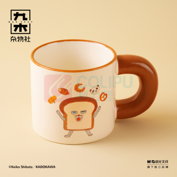 九木杂物社 MG SHOP 晨光神秘面包小子系列陶瓷胖胖杯 (多色)