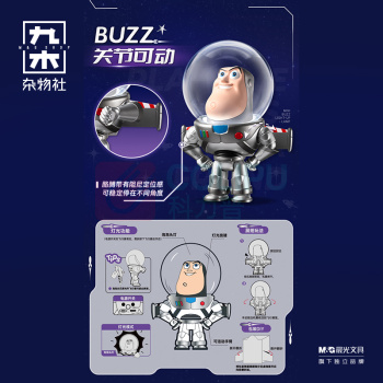 九木杂物社 MG SHOP 巴斯光年系列泡泡头潮玩灯-潜行战甲款 (多色)
