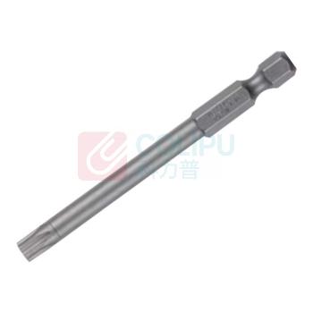 威威VESSEL 6.35mm(1/4")六角中孔梅花批头，T8H×75 ，4907587 063120，10支/包
