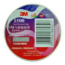 3M 电工胶带电气绝缘胶带,1500# 白 18mm×10m