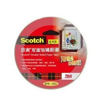 3M XY003819501 双面泡棉胶带 320C 12MM*5.5M 10卷起订