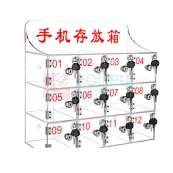 德科 亚克力手机存放柜, 尺寸425*420*185*5 DK02/DAJD-12