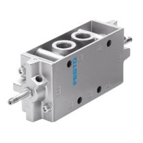 费斯托 FESTO 电磁阀,2位5通双电控,不含线圈 JMFH-5-1/2,10166