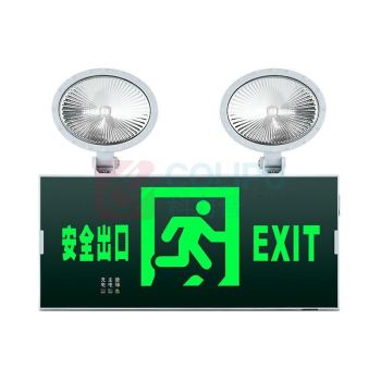 π拿斯特 消防应急标志灯，防火塑料边框，单面，安全出口，N-ZBLZD-1LROEⅠ12WFAO(P1730-A)
