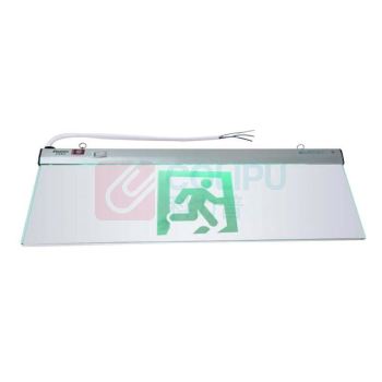 π拿斯特 消防应急标志灯，600大玻璃吊片式，安全出口，N-BLZD-2LROEⅢ8WFAP(P1734)