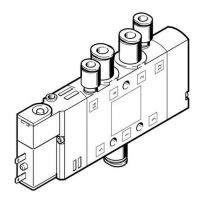 费斯托 两位五通单电控阀 CPE10-M1BH-5LS-QS-4