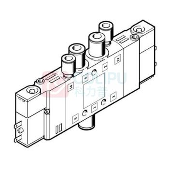 费斯托 两位五通双电控阀 CPE10-M1BH-5JS-QS-6