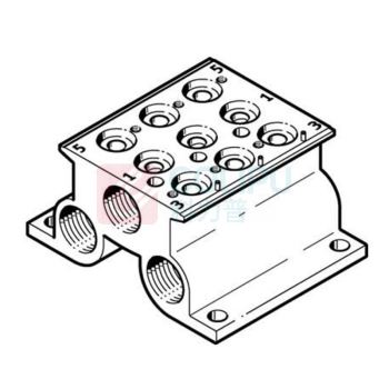 费斯托 固定阀宽气路板模块 CPE10-PRS-1/4-3