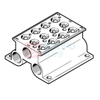 费斯托 固定阀宽气路板模块 CPE10-PRS-1/4-4