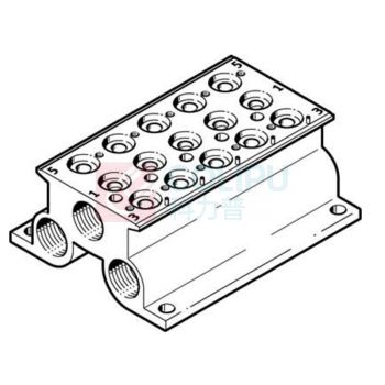 费斯托 固定阀宽气路板模块 CPE10-PRS-1/4-5