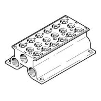 费斯托 固定阀宽气路板模块 CPE10-PRS-1/4-6