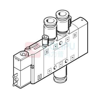 费斯托 两位五通单电控阀 CPE14-M1BH-5LS-QS-6
