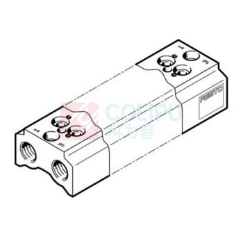 费斯托 固定阀宽气路板模块 CPE14-3/2-PRS-3/8-6