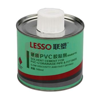 联塑 PVC排水管胶水，500ml/罐