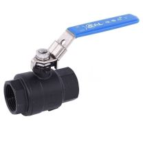埃帝尔 两片式附锁碳钢WCB球阀，PT内螺纹，DN10，3/8"，1000PSI，64KG