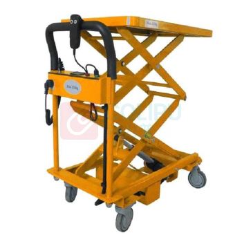 虎力 双剪电动撑杆式升降平台车，载重：150KG 台面尺寸910X610mm，LA150D-02