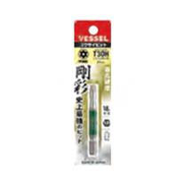 威威VESSEL 1/4"(6.35mm)六角柄中孔梅花刚彩批头，TT30×65mm，GSVT30SH，4907587 337122，485612