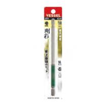 威威VESSEL 1/4"(6.35mm)六角柄中孔梅花刚彩批头，TT30×150mm，GSVT30LH，4907587 337207，485620
