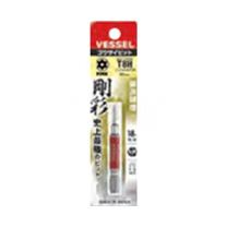 威威VESSEL 1/4"(6.35mm)六角柄中孔梅花刚彩批头，TT8×65mm，GSVT08SH，4907587 337061，485606