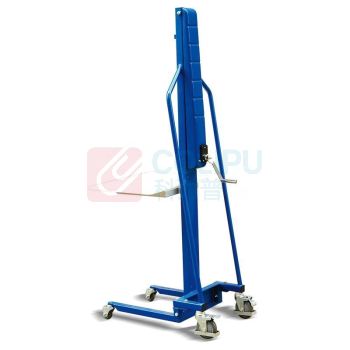 Raxwell 100Kg手摇工位车，升高高度:130-1500mm 台面470*600mm，RHMC0086