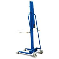 Raxwell 100Kg手摇工位车，升高高度:130-1500mm 台面470*600mm，RHMC0086