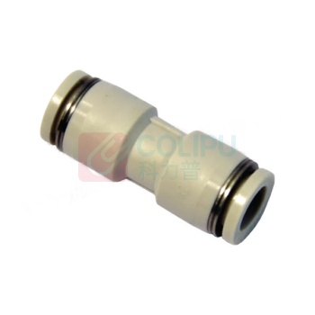 亚德客 AIRTAC PU系列直通管接头(插管-插管类) PU12 塑料接头 快插12mm-12mm 1个