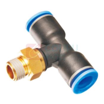 亿日EASUN T型螺纹三通接头，R1/2"，EPB16-04