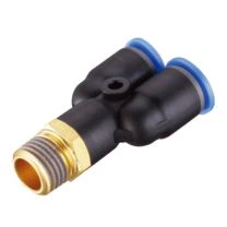 亿日EASUN Y型螺纹三通接头，R1/2"，EPX10-04