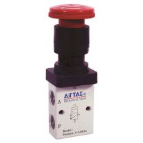 亚德客 AIRTAC 2位3通蘑菇头按钮型手动阀 S3PM-06-G