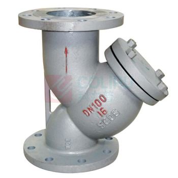 远大阀门/YUANDA VALVE 碳钢法兰Y型过滤器 GL41H-25C，DN450，6目