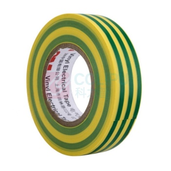 3M 电气绝缘胶带 1600 黄绿色 1卷