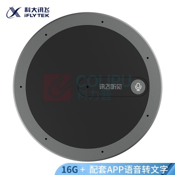 科大讯飞 iFLY TEK 科大讯飞录音笔讯飞听见M1转写助手 微型远距高清无损专业录音器 配套APP语音转文字 黑色 【新品-录音转写助手】黑色