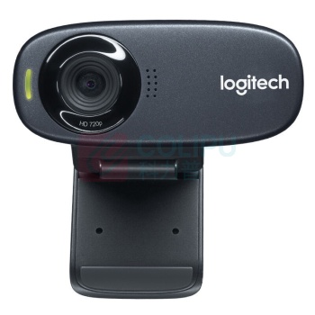 罗技 Logitech 罗技（Logitech） C310高清网络摄像头USB笔记本台式电脑台式机主播直播视频通话麦克风电视 黑色