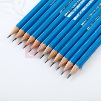 施德楼 STAEDTLER 德国施德楼（STAEDTLER）素描铅笔100蓝杆专业绘图绘画学生速写工具-B（12支装） B