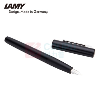 凌美 LAMY LAMY 凌美 Aion系列F尖黑杆墨水笔 钢笔 77BK-F 0.7mm 黑色F尖