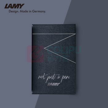 凌美 LAMY LAMY 凌美 商务礼盒套装黑色墨水蓝色水芯 狩猎磨砂黑色F笔尖墨水笔 钢笔 17F 0.7mm