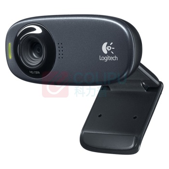 罗技 Logitech 罗技（Logitech） C310高清网络摄像头USB笔记本台式电脑台式机主播直播视频通话麦克风电视 黑色