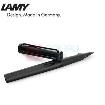 凌美 LAMY LAMY 凌美 商务礼盒套装黑色墨水蓝色水芯 狩猎磨砂黑色F笔尖墨水笔 钢笔 17F 0.7mm