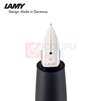 凌美 LAMY LAMY 凌美 Aion系列F尖黑杆墨水笔 钢笔 77BK-F 0.7mm 黑色F尖