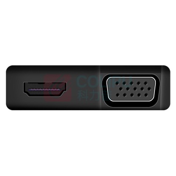 联想 lenovo 联想（Lenovo）Type-C扩展坞USB-C转HDMI/VGA转接头转换器苹果华为小米电脑拓展坞 C120 USB HUB分线器