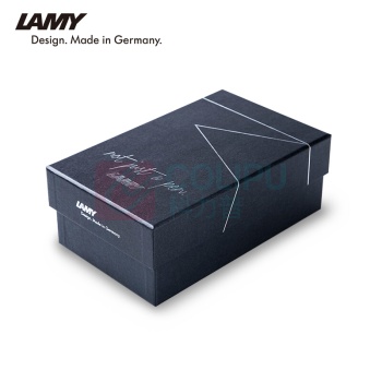 凌美 LAMY LAMY 凌美 商务礼盒套装黑色墨水蓝色水芯 狩猎磨砂黑色F笔尖墨水笔 钢笔 17F 0.7mm